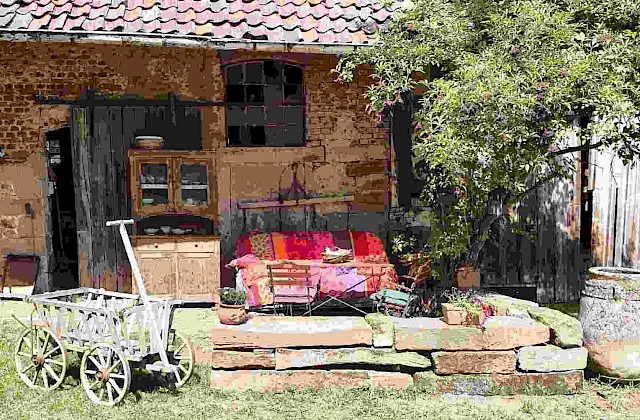 Ferienwohnung Landperle: helle Ferienwohnung mit Charme