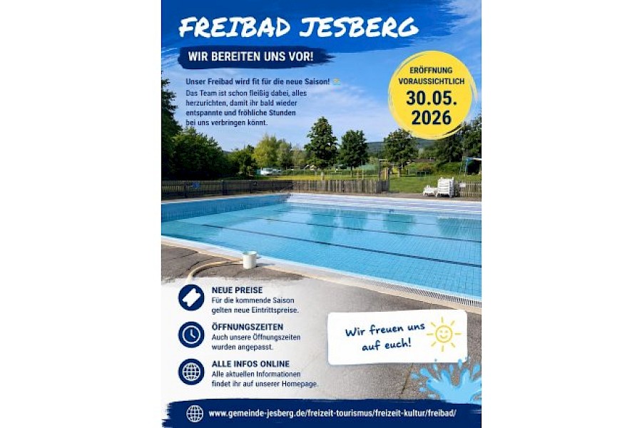 Freibader&ouml;ffnung am 30.05.2026