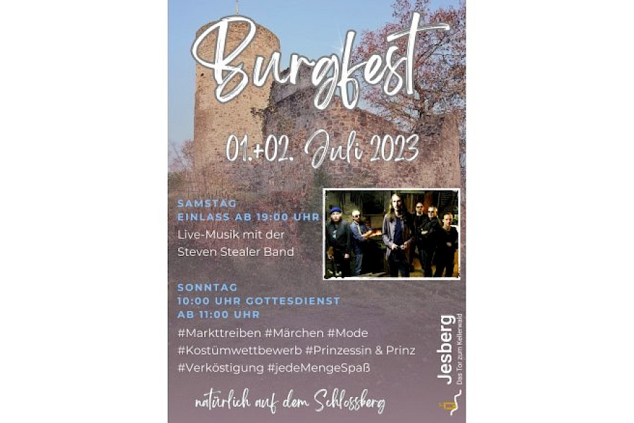 Burgfest 2023 am 01.+ 02. Juli 2023