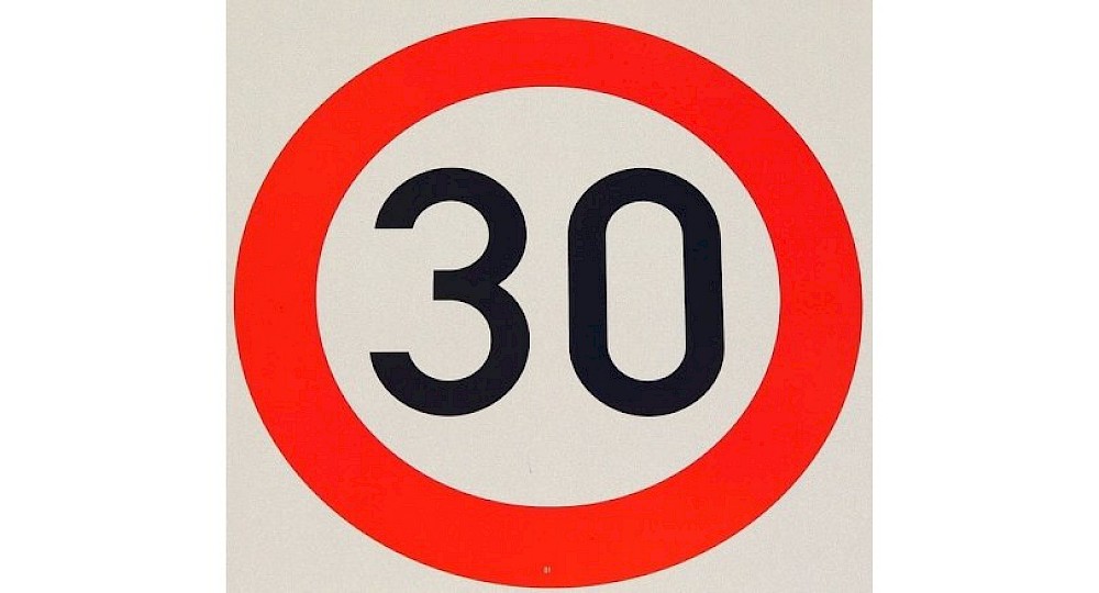 Neue Tempo 30 Zone in der Ortsdurchfahrt von Jesberg