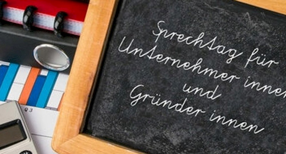 Sprechtag f&uuml;r Unternehmen sowie Gr&uuml;nderinnen und Gr&uuml;nder