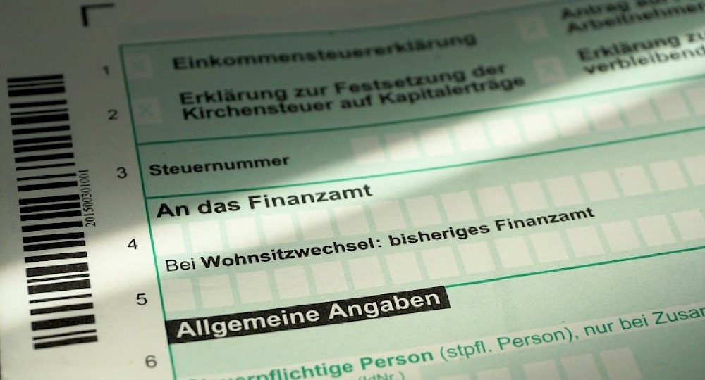 Steuererkl&auml;rungsvordrucke