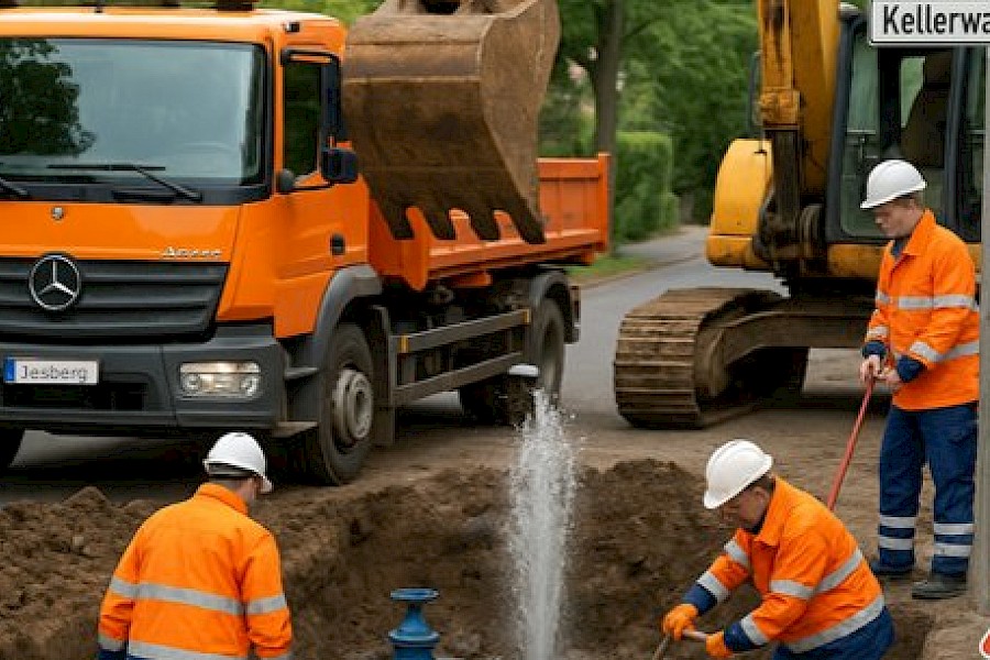 Rohrbruch Kellerwaldstrasse