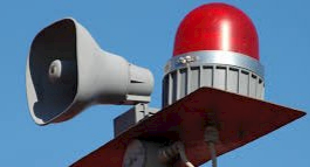 Test der Warninfrastruktur