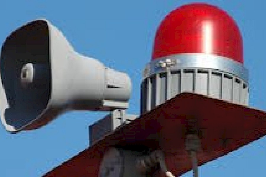 Test der Warninfrastruktur