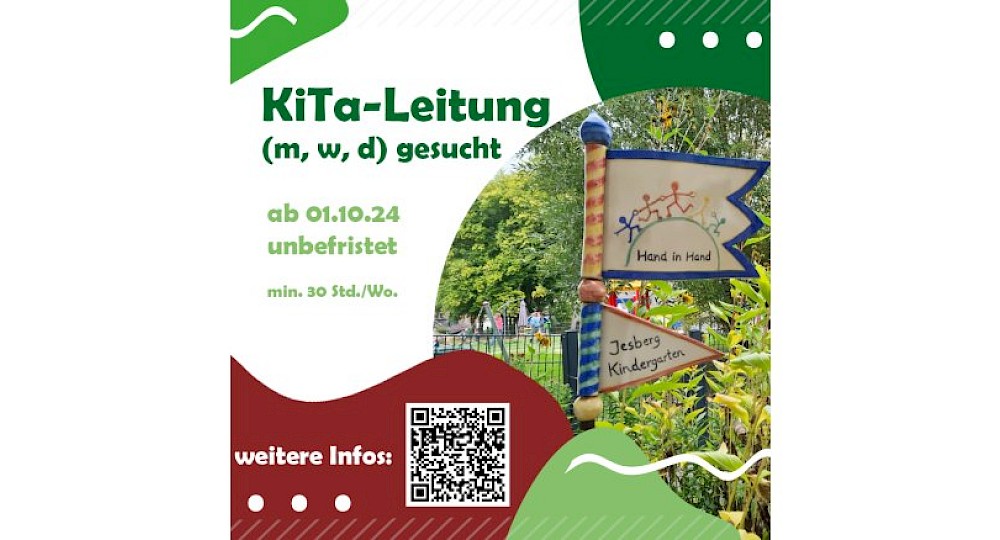 Stellenausschreibung KiTa-Leitung